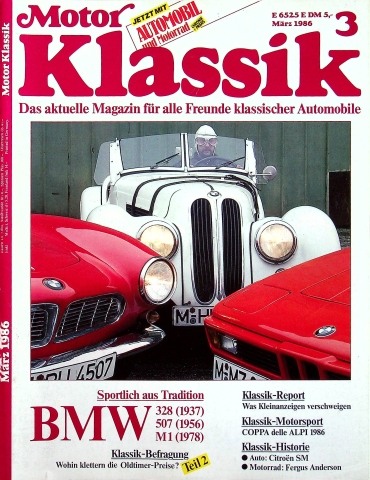 Deckblatt Motor Klassik (03/1986)